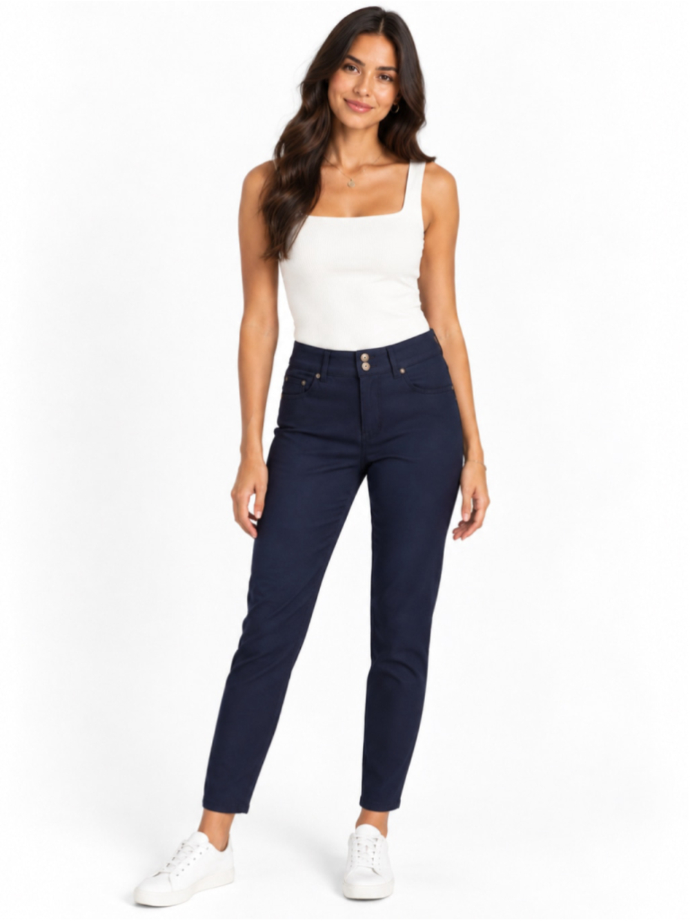 Sabrina Lauren Ankle Pants Blue Size 6 NWT